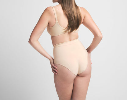 Skims Seamless Sculpt Mid Waist Brief Sand