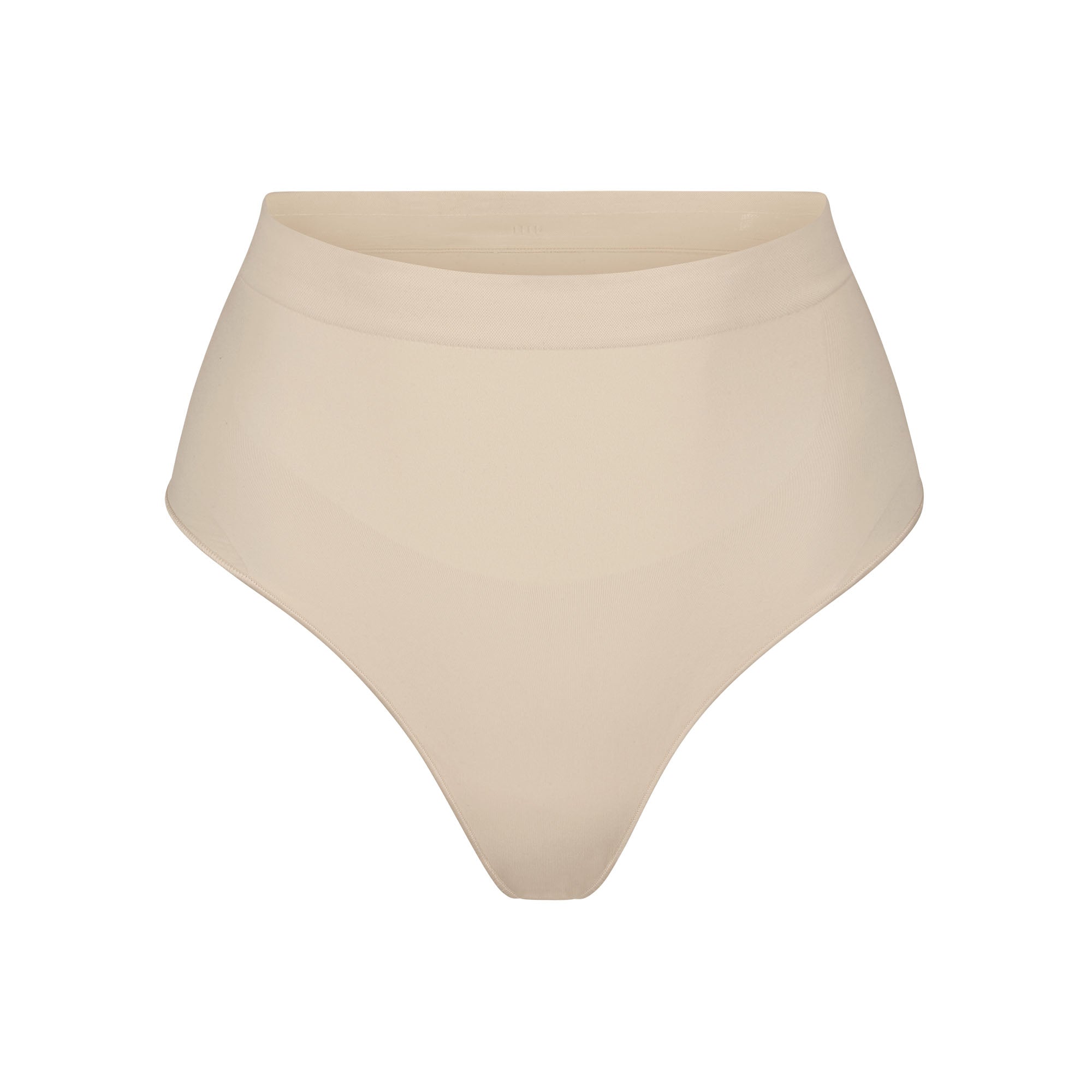 Skims Seamless Sculpt Mid Waist Thong Sand
