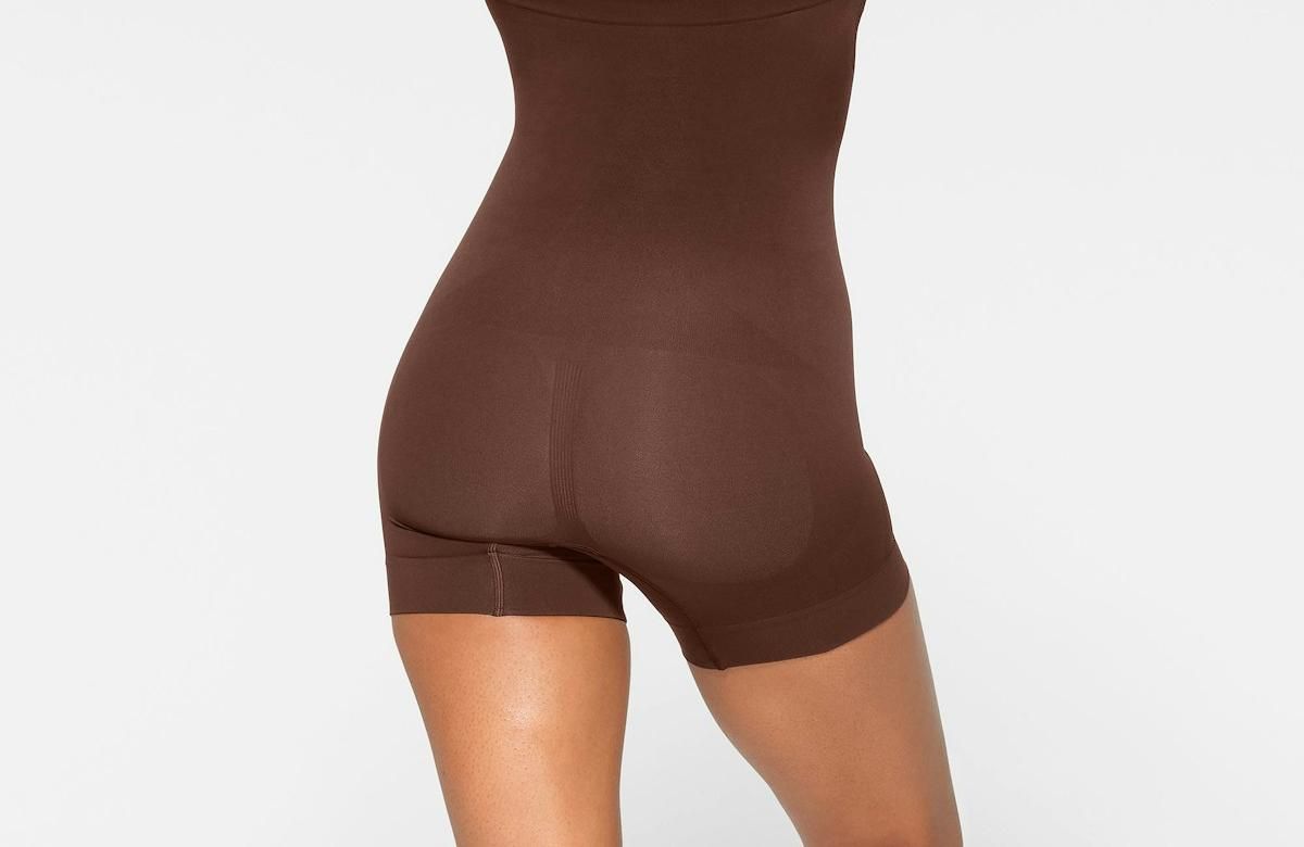 Skims Seamless Sculpt Strapless Shortie Bodysuit