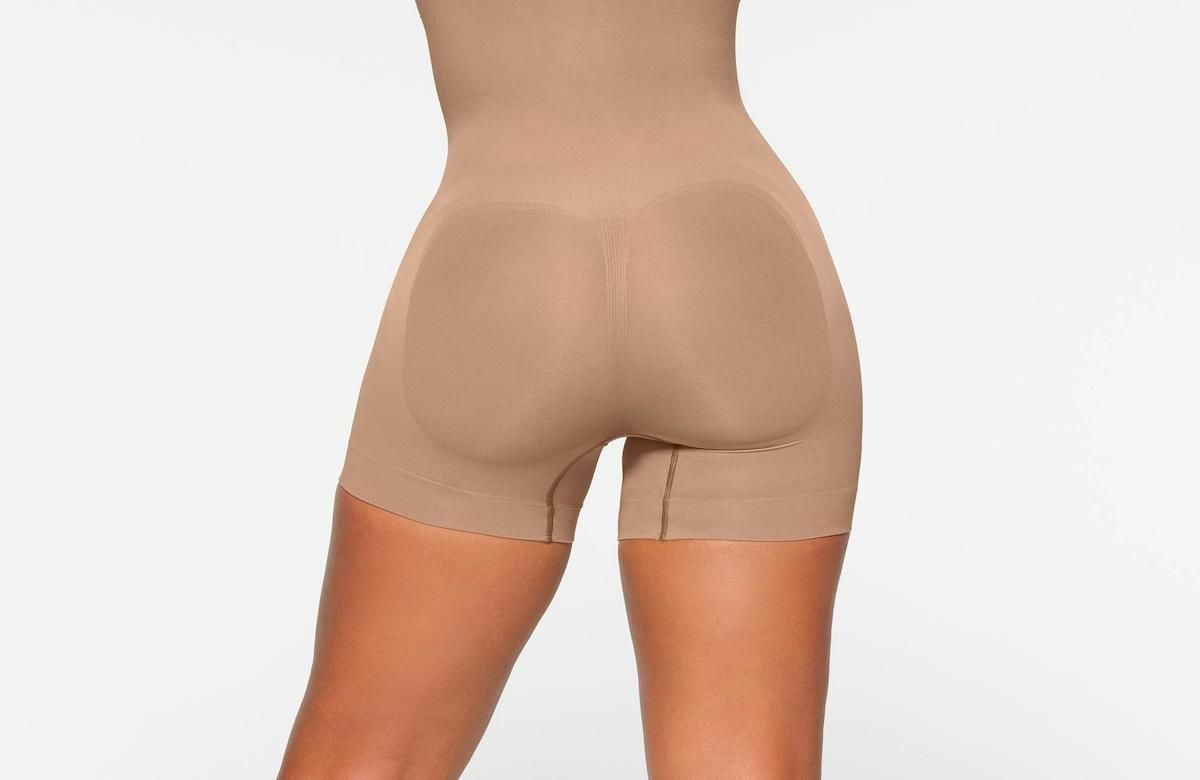Skims Seamless Sculpt Strapless Shortie Bodysuit