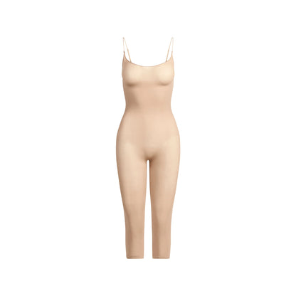 Skims Sheer Seamless Catsuit Clay