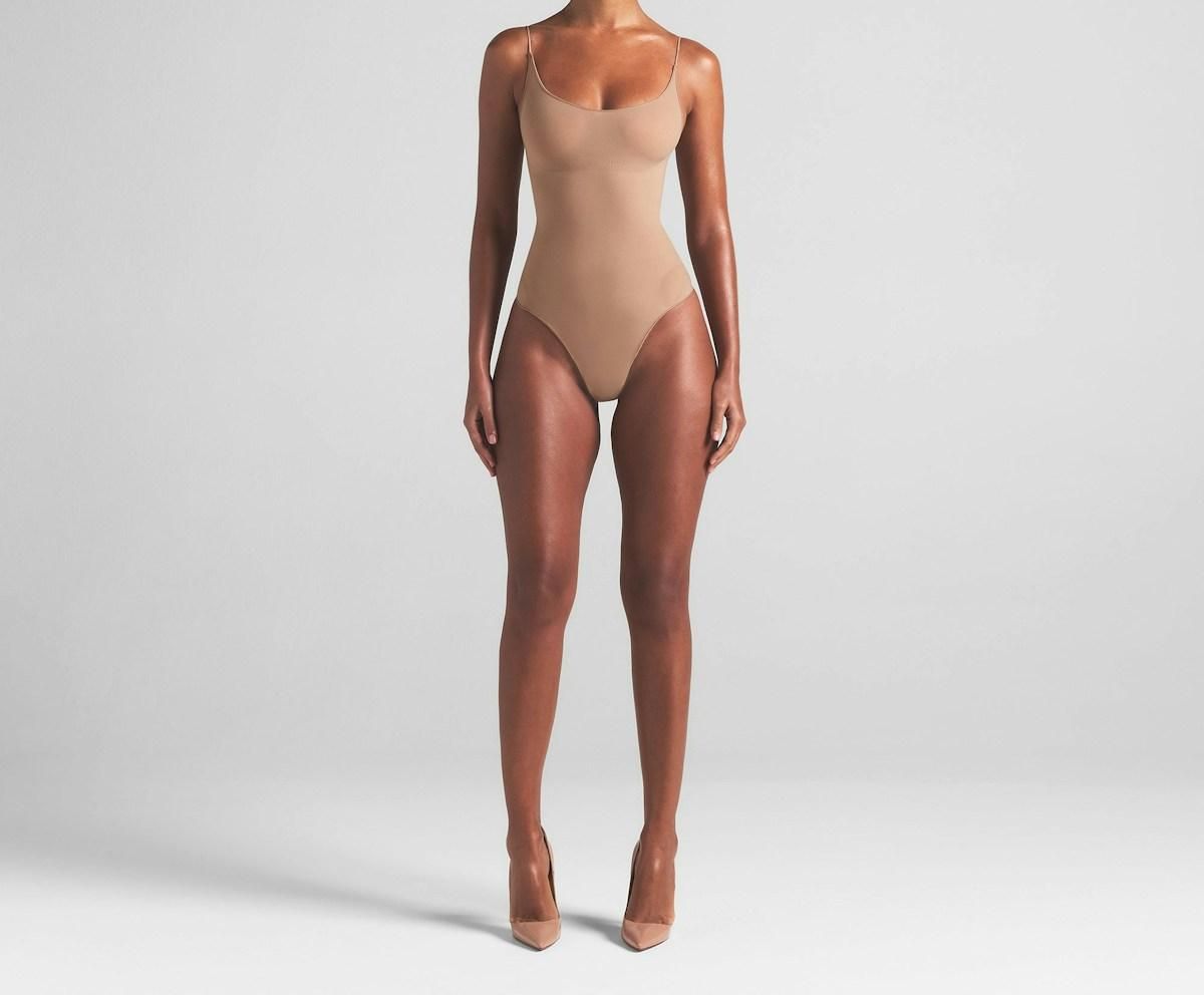 Skims Sheer Seamless Thong Bodysuit