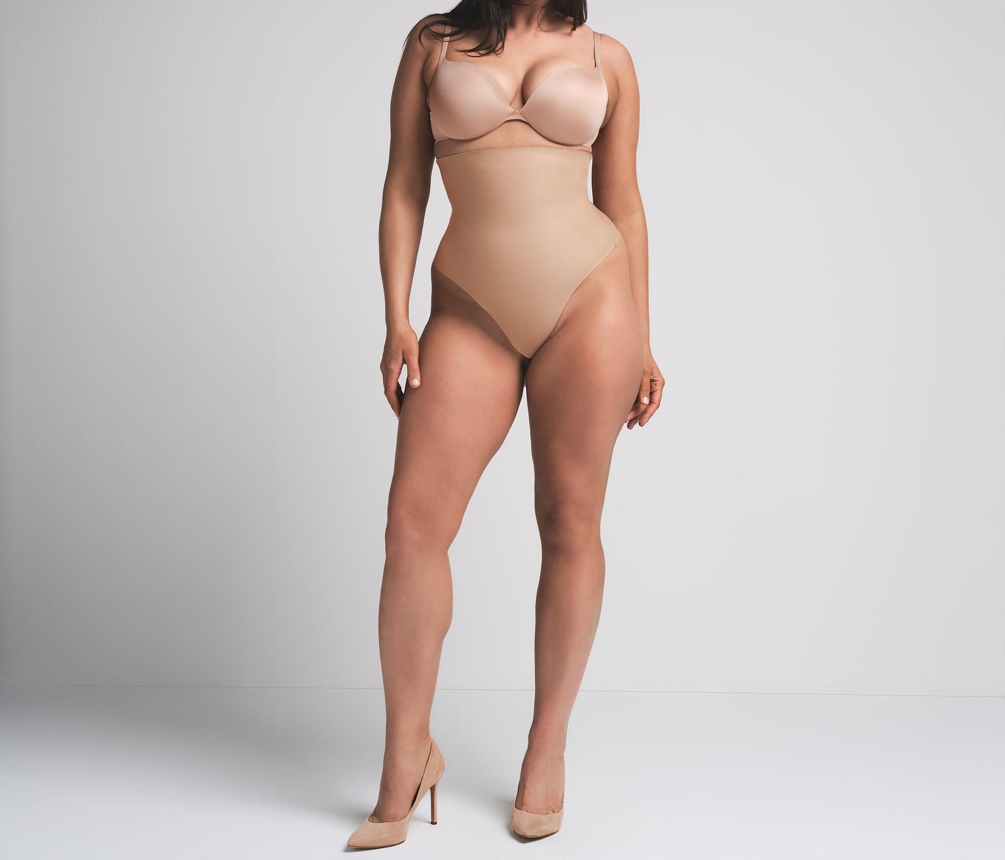 Skims Skims Body Core Sculpt High-Waisted Thong Clay