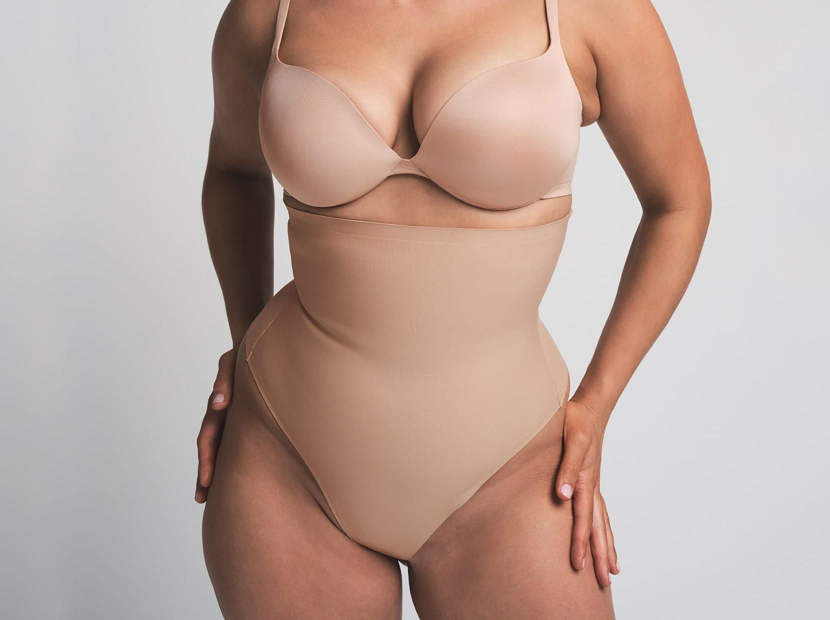 Skims Skims Body Core Sculpt High-Waisted Thong Clay