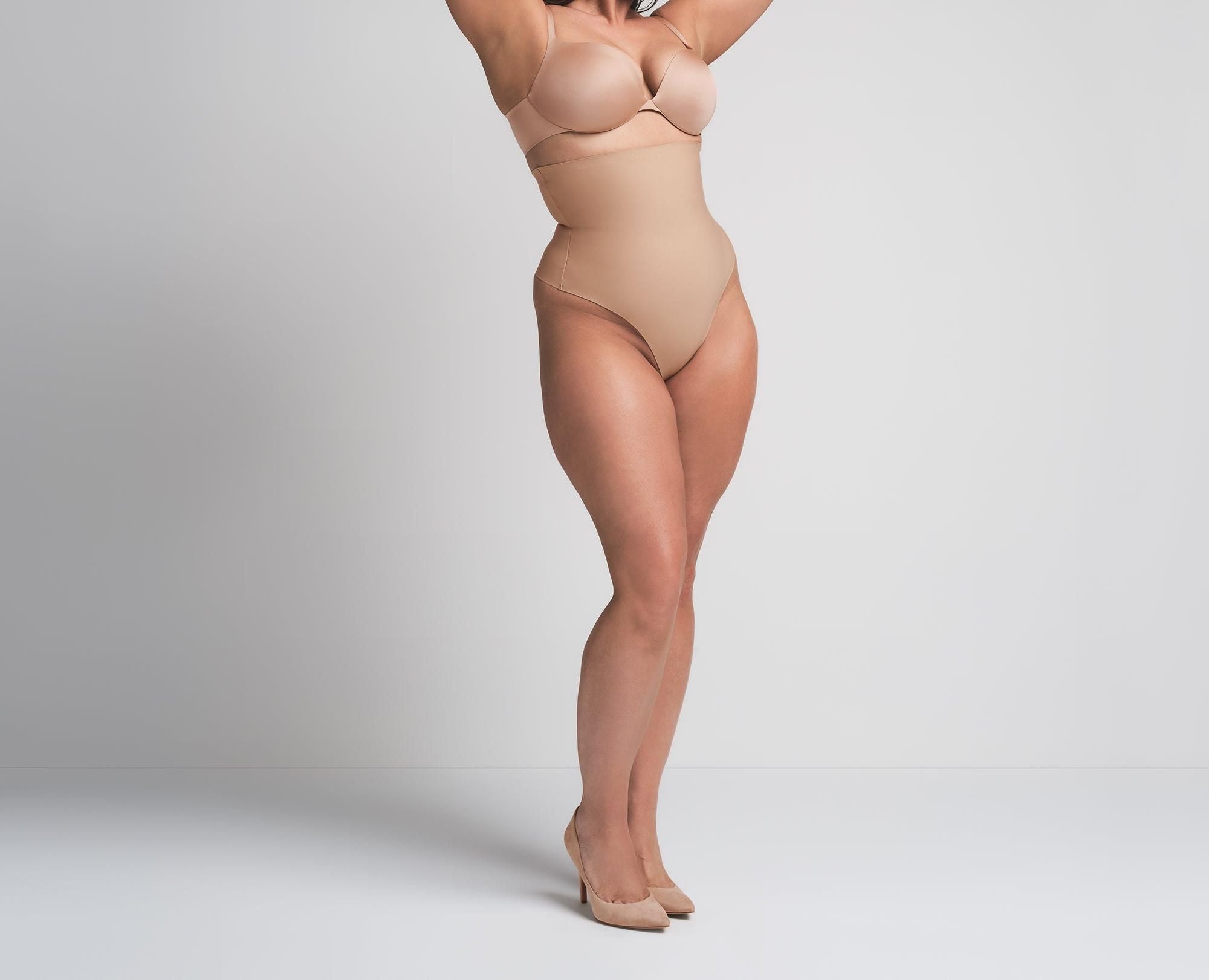 Skims Skims Body Core Sculpt High-Waisted Thong Clay