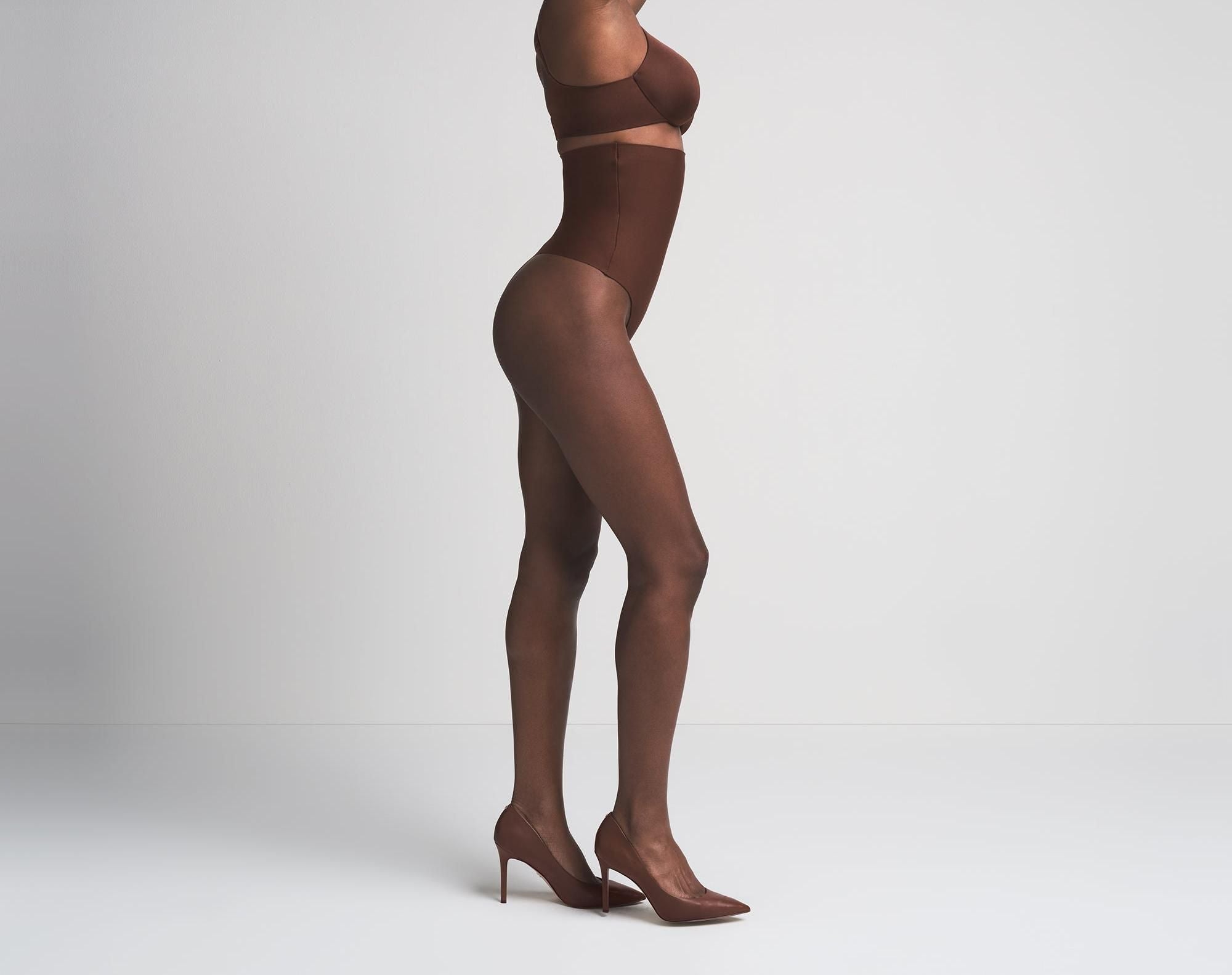 Skims Skims Body Core Sculpt High-Waisted Thong Cocoa