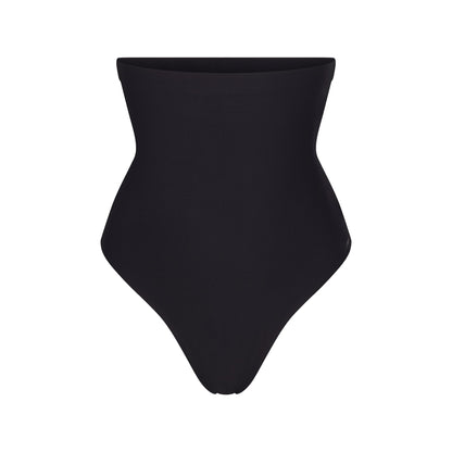 Skims Skims Body Core Sculpt High-Waisted Thong Onyx