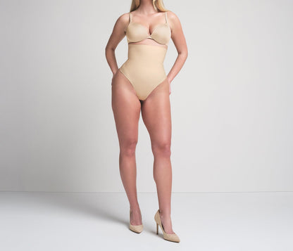 Skims Skims Body Core Sculpt High-Waisted Thong Sand