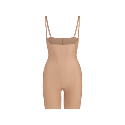 Skims Skims Body Core Sculpt Open Bust Mid Thigh Bodysuit Sienna
