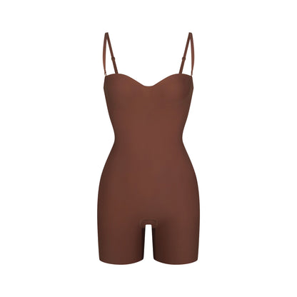 Skims Skims Body Core Sculpt Underwire Mid Thigh Bodysuit Jasper