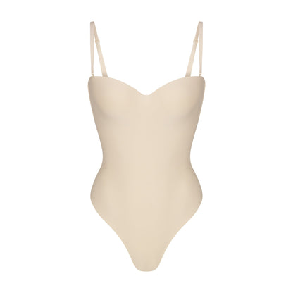 Skims Skims Body Underwire Thong Bodysuit Sand