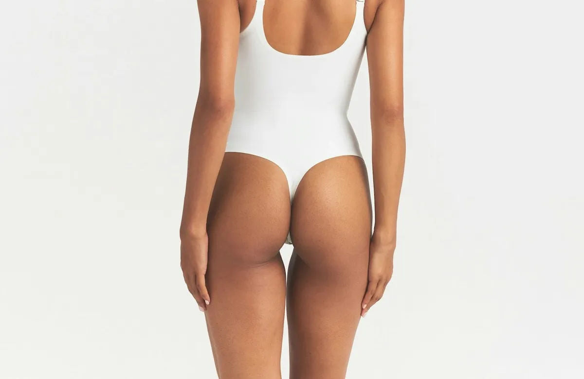 Skims Body Unlined Plunge Thong Bodysuit