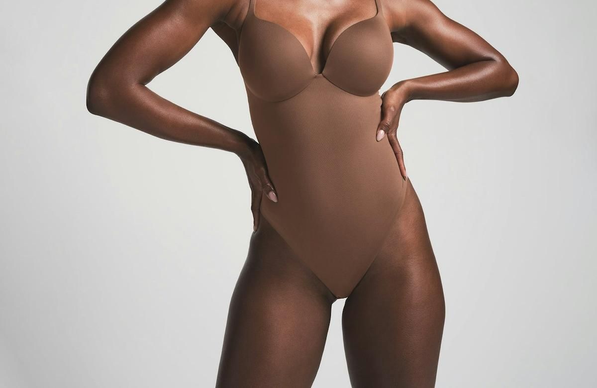 Skims Ultimate Body Push-Up Thong Bodysuit