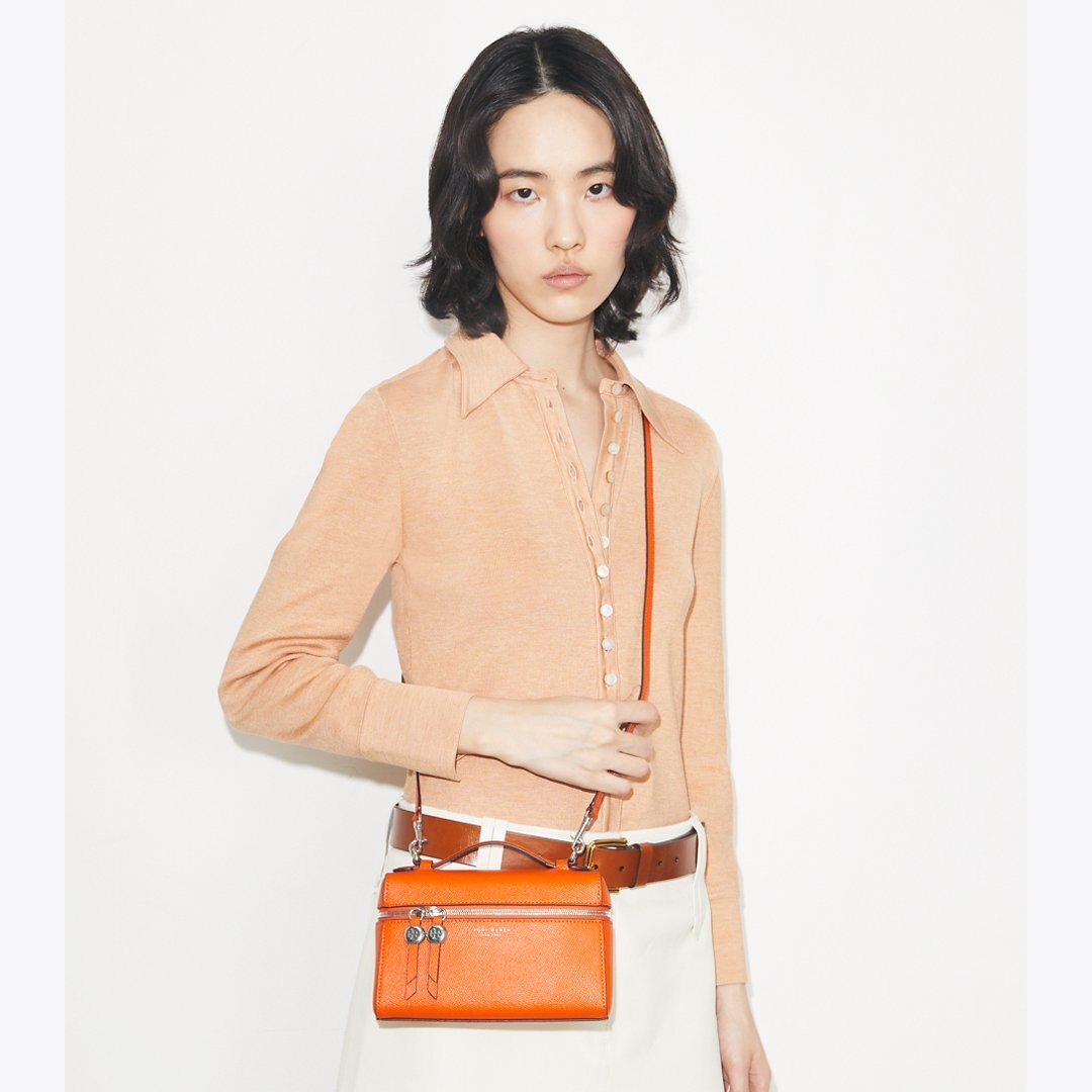 Tory Burch Slim Romy Top Handle Orange
