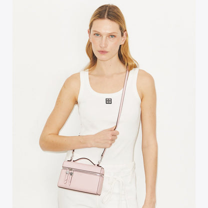 Tory Burch Slim Romy Top Handle Bag Rose Mist