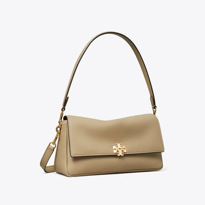 Tory Burch Small Charlie Shoulder Bag Soft Cement