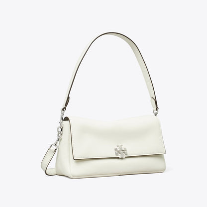 Tory Burch Small Charlie Shoulder Bag Bianco