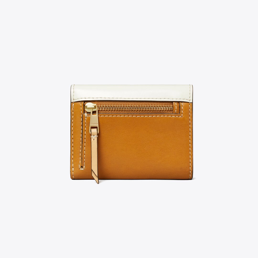 Tory Burch Small Colorblock Envelope Wallet Blanc Multi