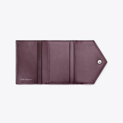 Tory Burch Small Colorblock Envelope Wallet Soft Custard Multi