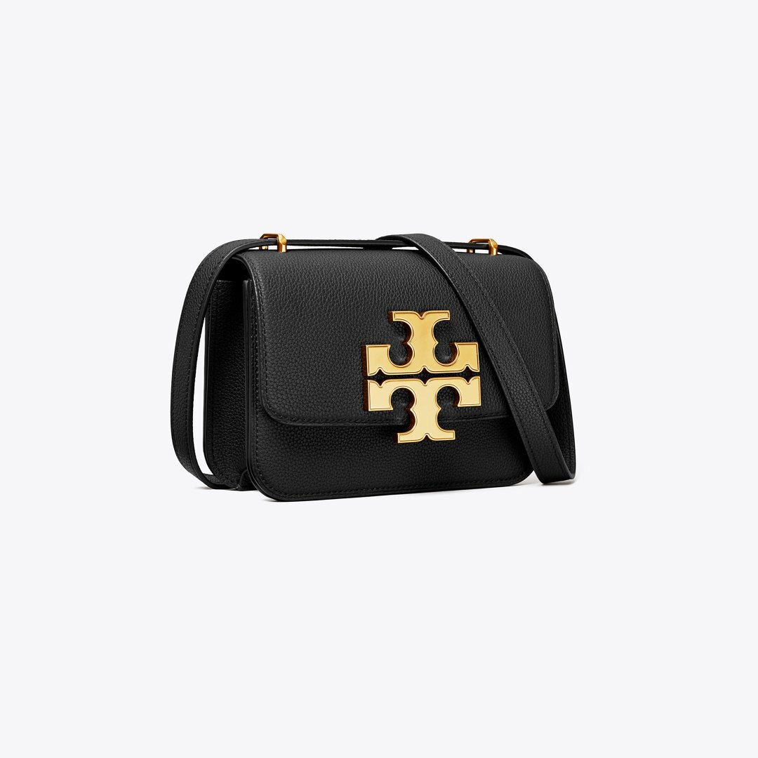 Tory Burch Small Eleanor Pebbled Bag Black