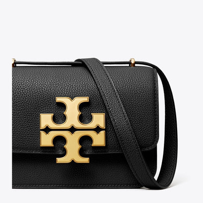 Tory Burch Small Eleanor Pebbled Bag Black