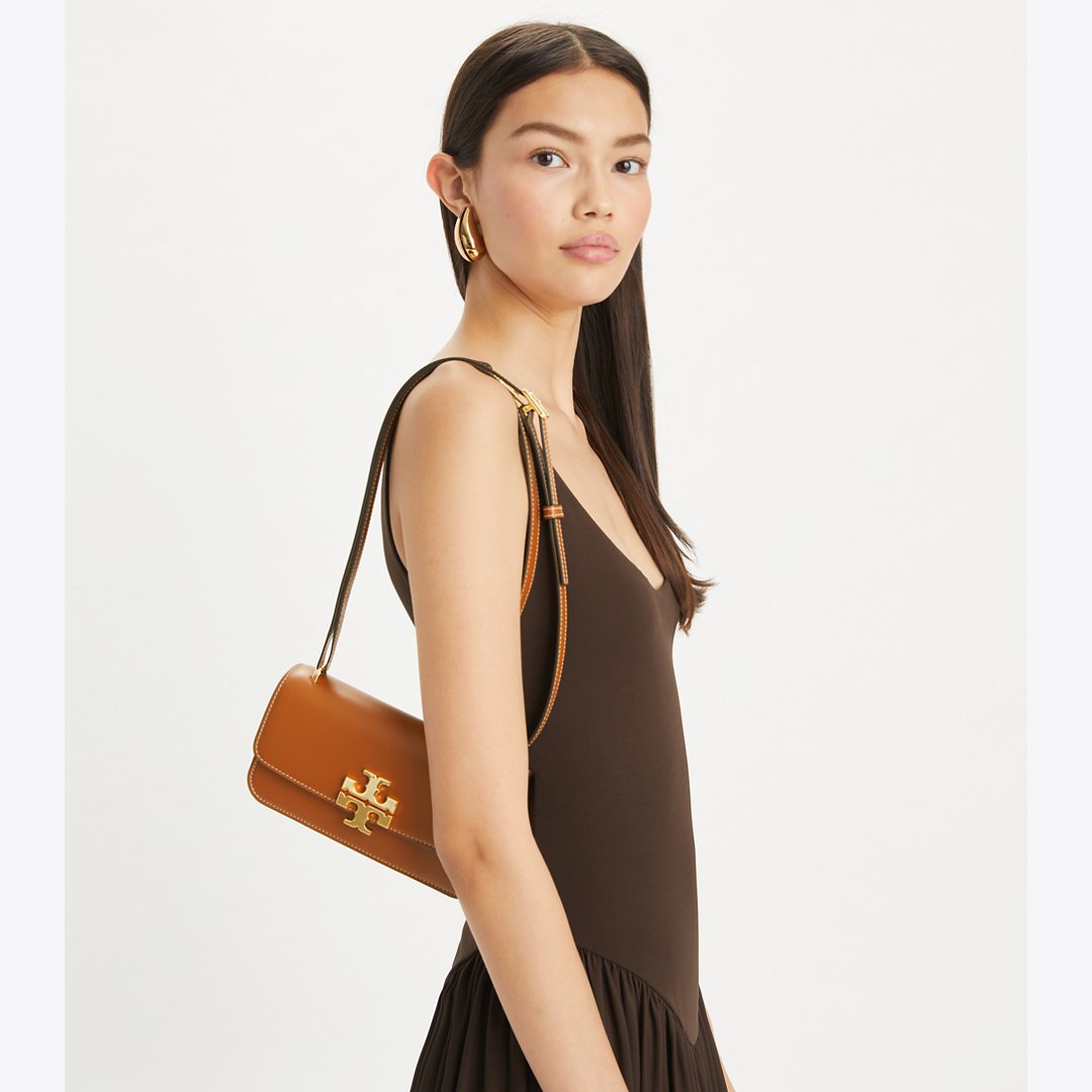 Tory Burch Small Eleanor Rectangular Bag Whiskey