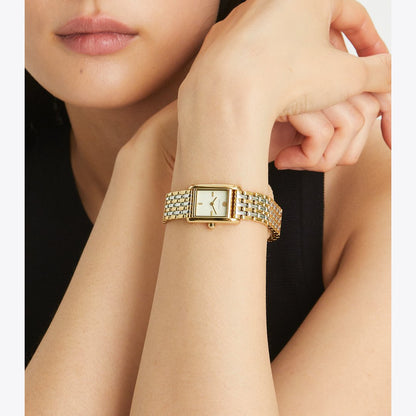 Tory Burch Small Eleanor Watch IVORY / TWO-TONE