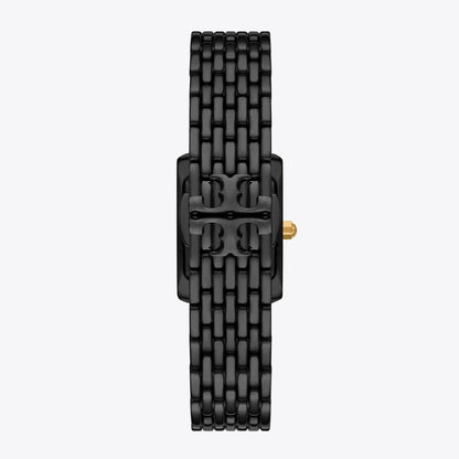 Tory Burch Small Eleanor Watch BLACK/BLACK IP/GOLD