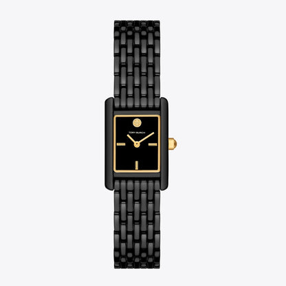 Tory Burch Small Eleanor Watch BLACK/BLACK IP/GOLD