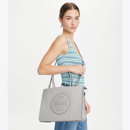 Tory Burch Small Ella Bio Tote Gray
