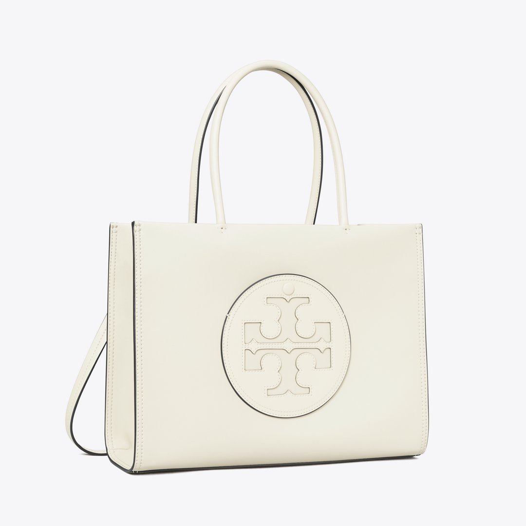 Tory Burch Small Ella Bio Tote Warm White