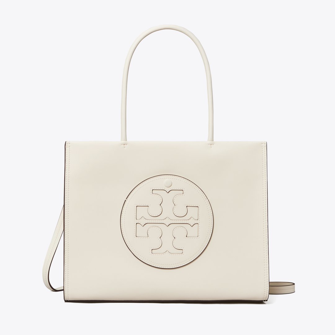 Tory Burch Small Ella Bio Tote Warm White