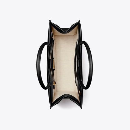 Tory Burch Small Ella Bio Tote Black