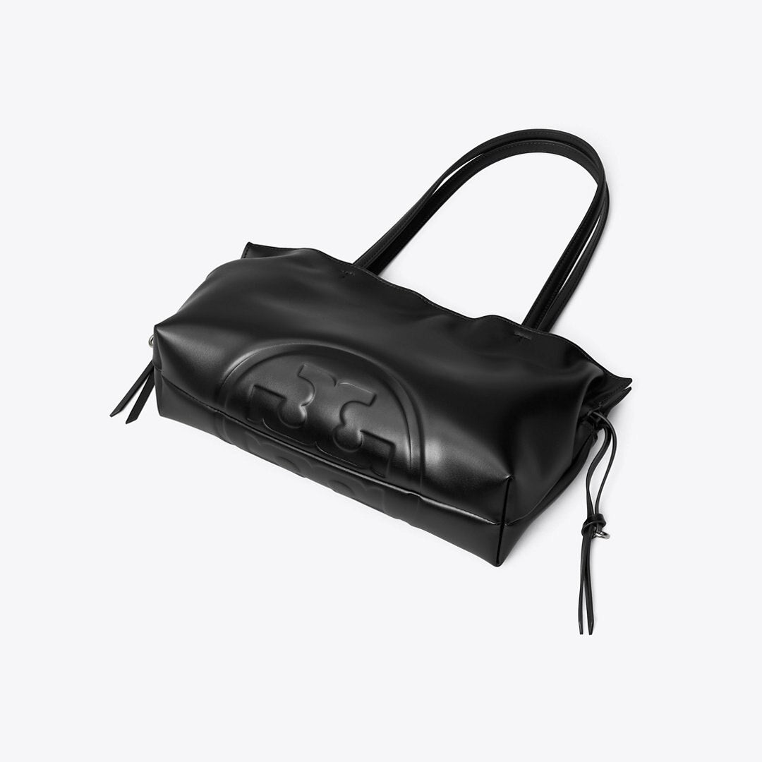 Tory Burch Small Ella natuura Drawstring Tote Black