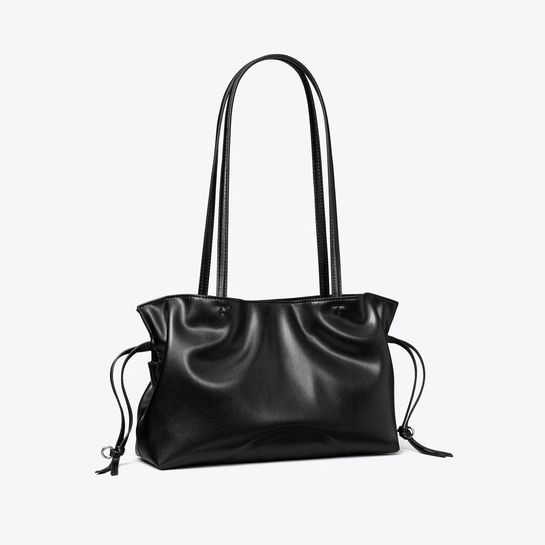 Tory Burch Small Ella natuura Drawstring Tote Black