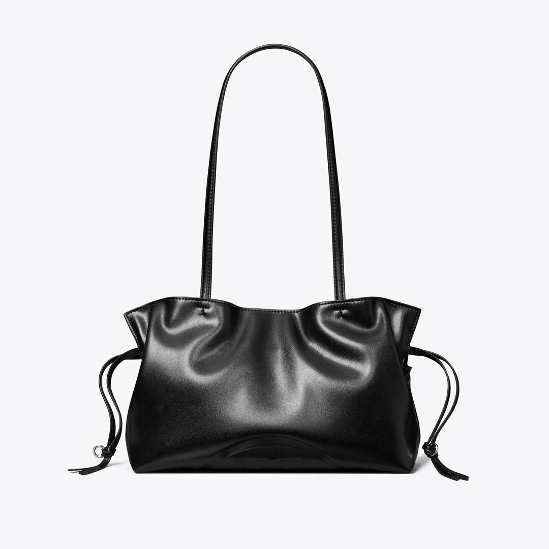 Tory Burch Small Ella natuura Drawstring Tote Black