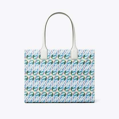 Tory Burch Small Ella Printed Tote Swan