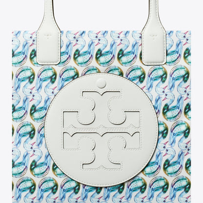 Tory Burch Small Ella Printed Tote Swan