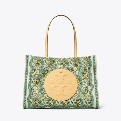 Tory Burch Small Ella Printed Tote Blue Dream Paisley