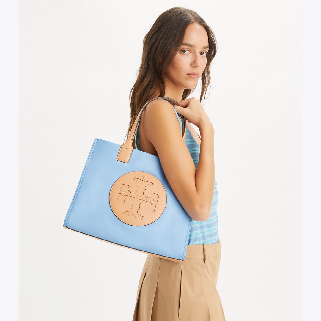 Tory Burch Small Ella Tote Dauphin Blue