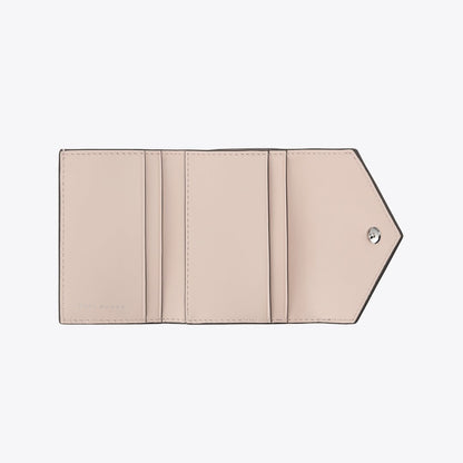 Tory Burch Small Envelope Leather Wallet Soft Pink Multi