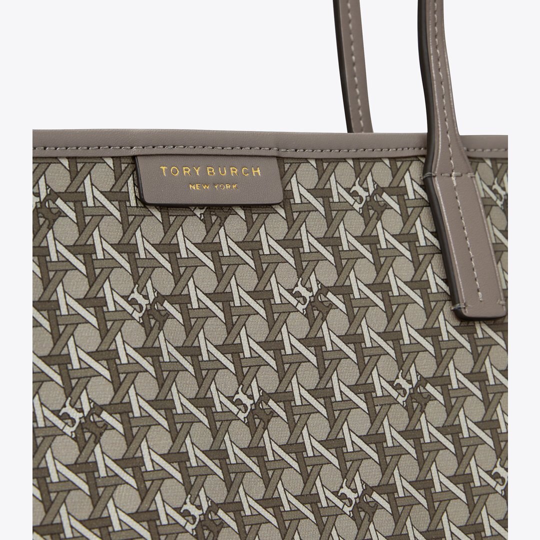 Tory Burch Small Ever-Ready Zip Tote Zinc