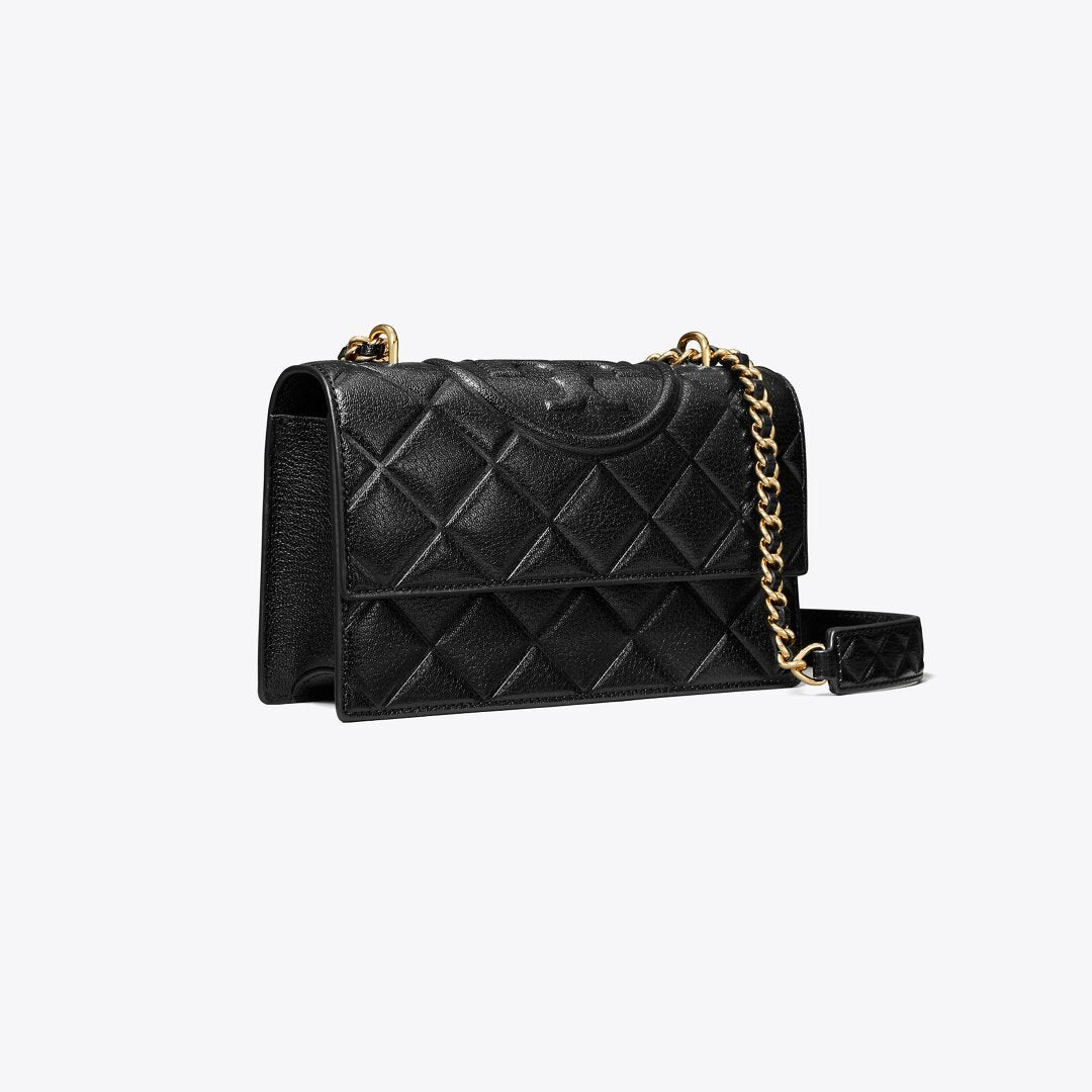 Tory Burch Small Fleming Shoulder Bag Black