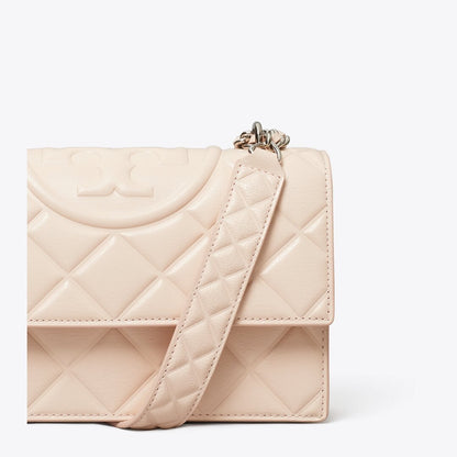 Tory Burch Small Fleming Shoulder Bag Soft Pink