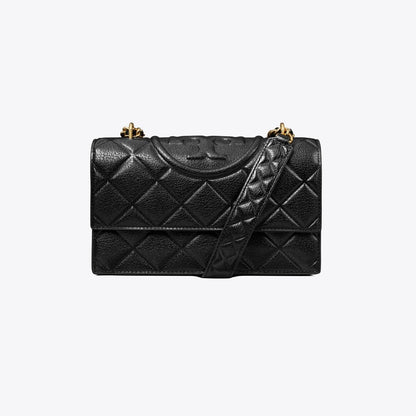 Tory Burch Small Fleming Shoulder Bag Black