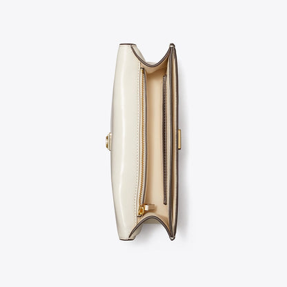 Tory Burch Small Fleming Shoulder Bag Light Cream