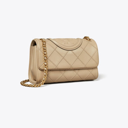 Tory Burch Small Fleming Soft Shoulder Bag Fresh Clay