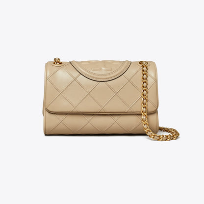 Tory Burch Small Fleming Soft Shoulder Bag Fresh Clay