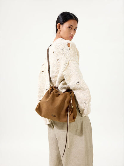 Songmont Small Gather Bag Set Ochre Suede