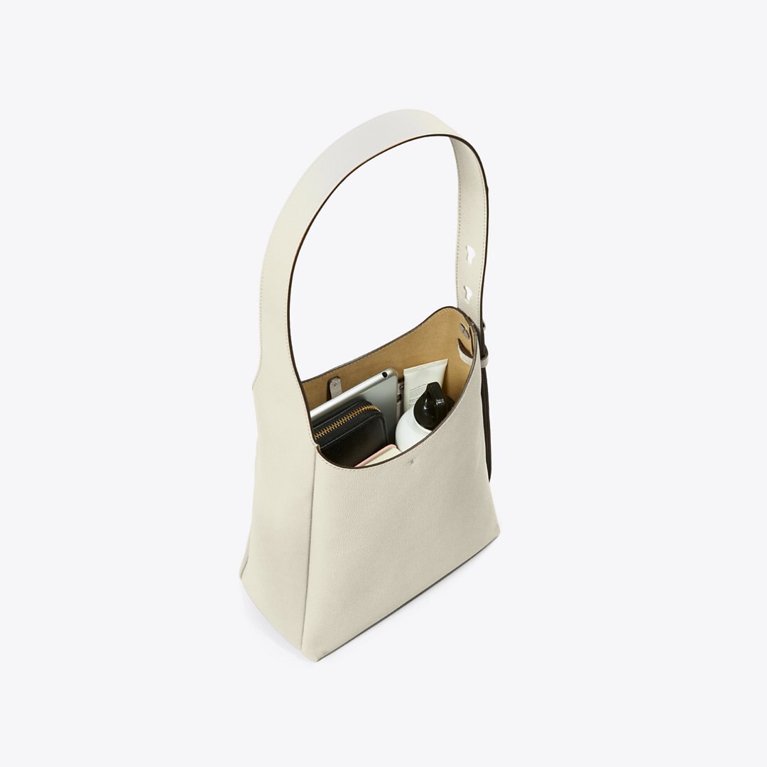 Tory Burch Small Hobo Bag Light Cream